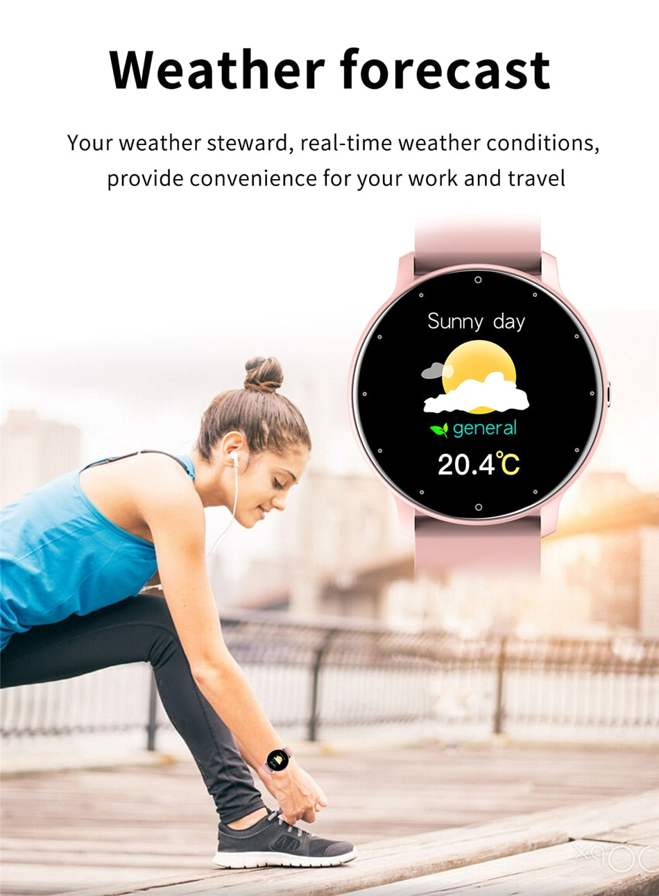 LIGE v3.0 Fitness Smart Watch For Ladies, iOS and Android Compatible