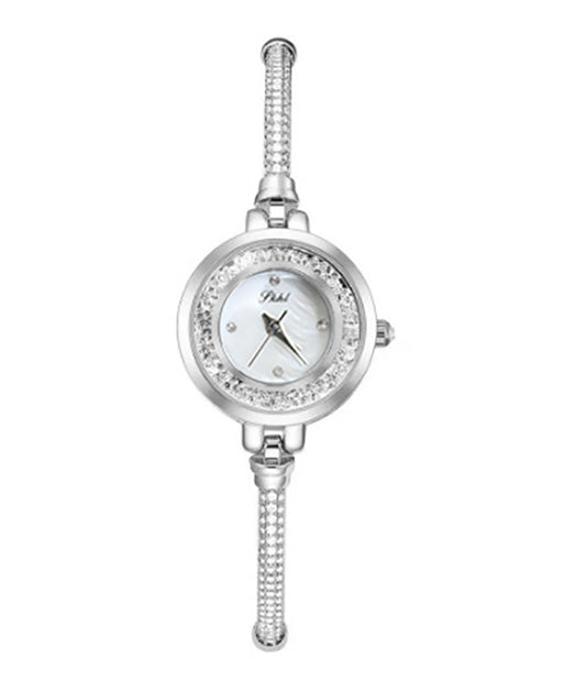 Ladies Watch - Sparkling Silver Stainless Steel - Silver Watch For Ladies