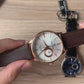 Pagani Design Men's Military Quartz Watch with Leather Strap