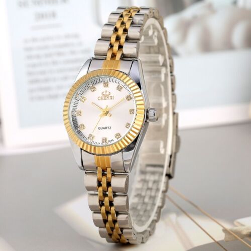 Chenxi Ladies Wrist Watch (Silver And Golden Stainless Steel)