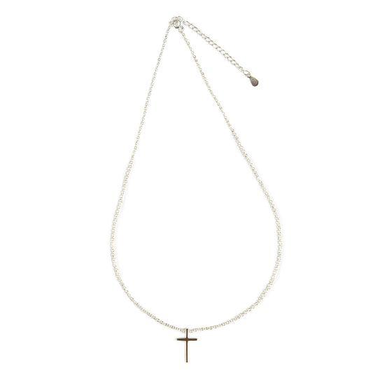 Sterling Silver Womens Cross Necklace