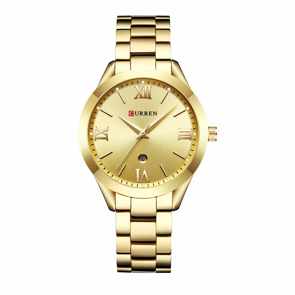 Curren - Golden Ladies Quartz Watch Stainless