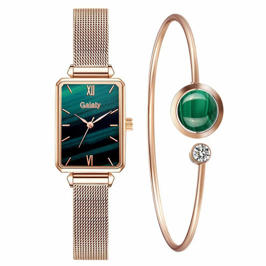 Women's Watch and Bracelet Set