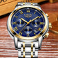 LIGE Full Steel Chronograph Watch For Men