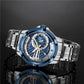 Naviforce Winning Shot Sliver & Blue Watch for Men