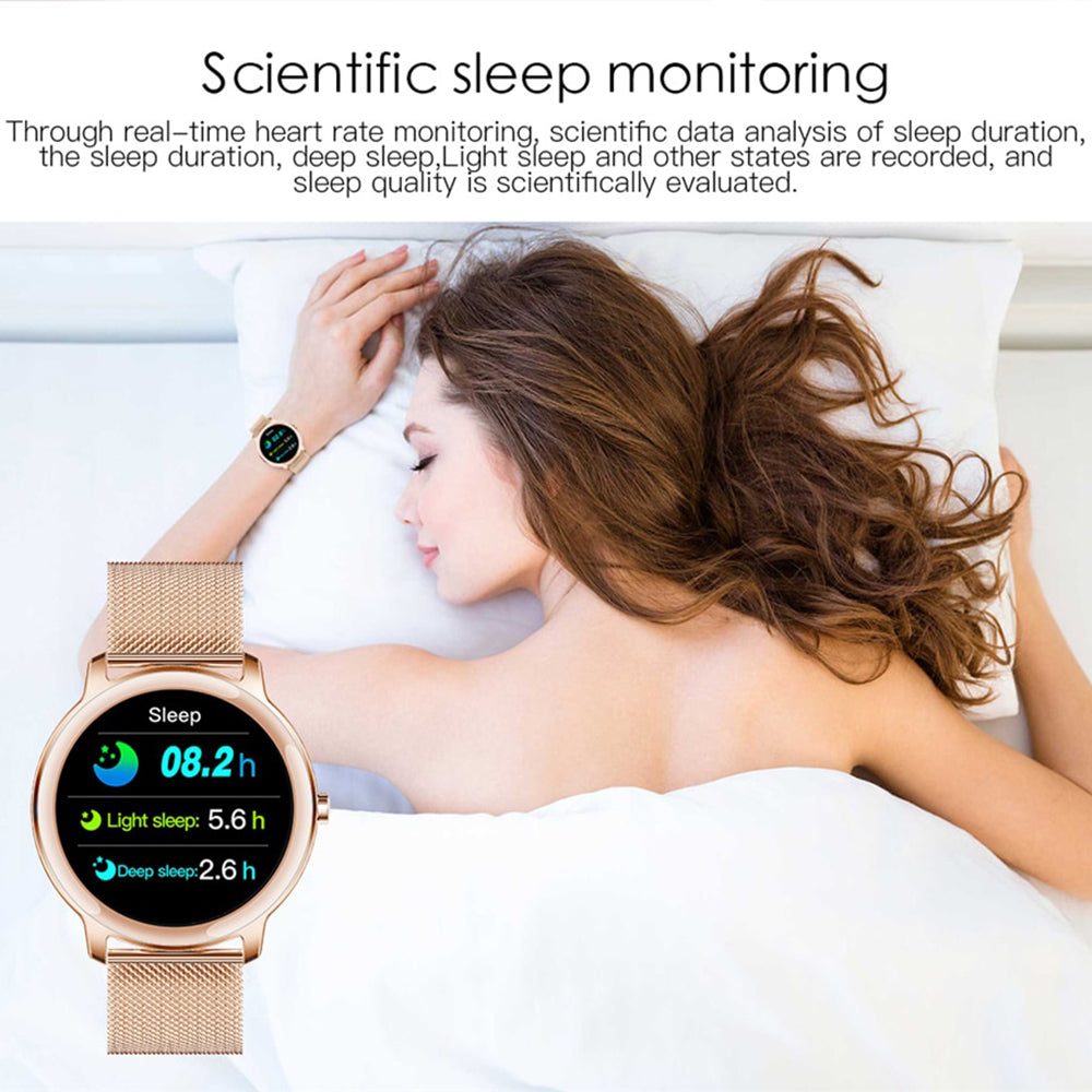 Rose Gold Smart Watch For Ladies - LIGE Moon v1.0