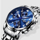 R- Ontheedge - Silver Stainless Steel Analog Quartz Men's Watch