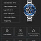 Naviforce Dual Time Exclusive Edition, Sliver with Blue Dial Watch for Men