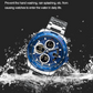 Naviforce Dual Time Exclusive Edition, Sliver with Blue Dial Watch for Men