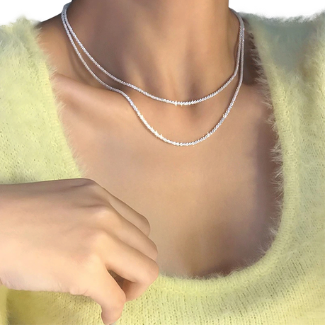 Sterling Silver Necklace - Pure Elegance