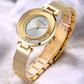 Mini Focus Elegant Dress Watch For Women Luxury Golden Edition