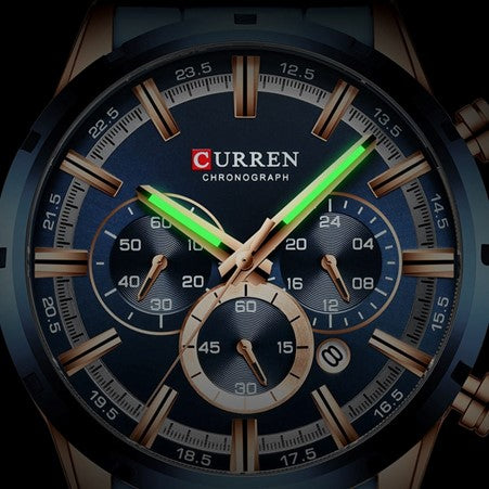 Curren Sport Quartz Movement Luxury Men's Watches Luminous Hands