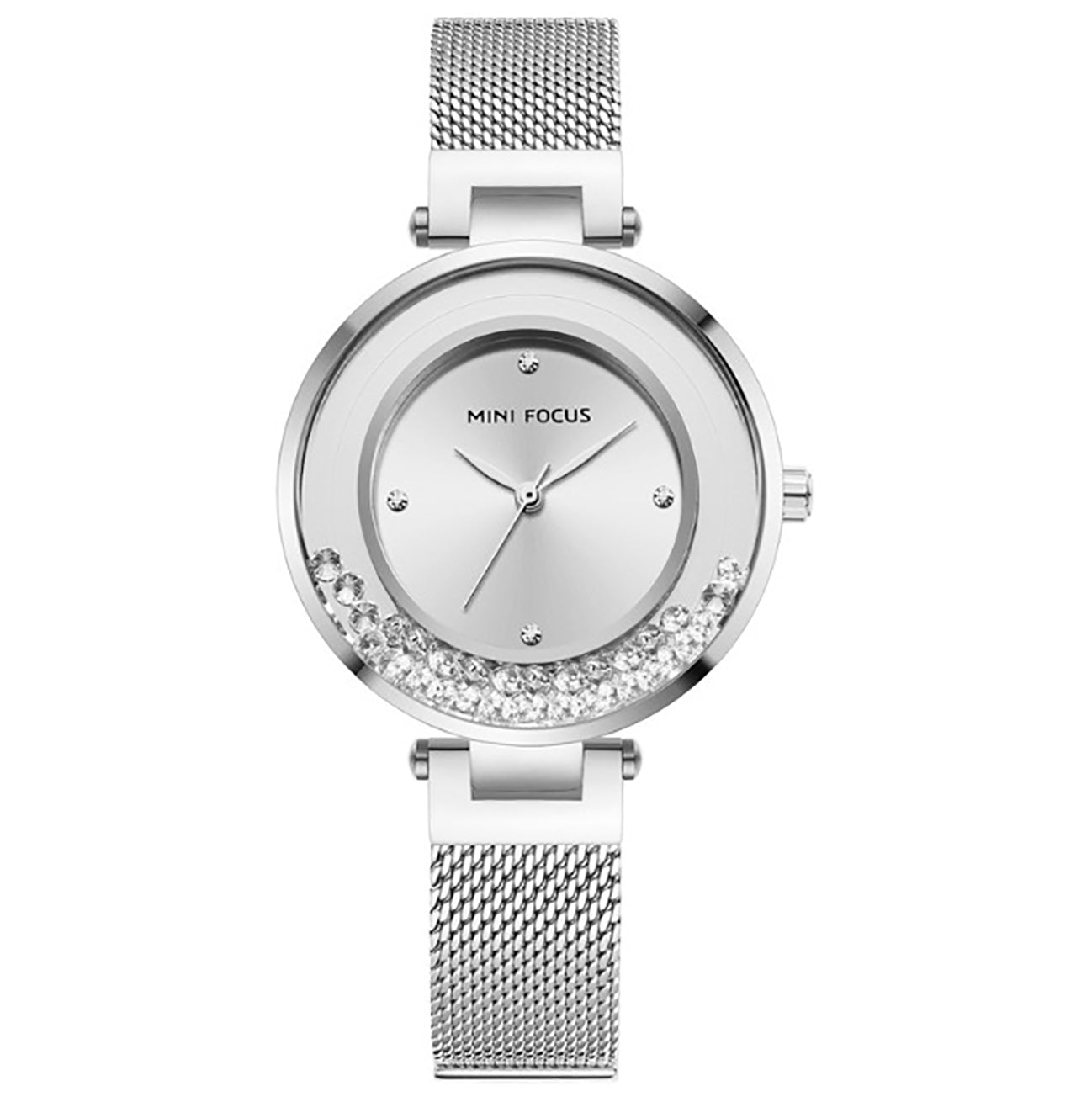 Mini Focus Elegant Watch For Women Luxury Silver Edition