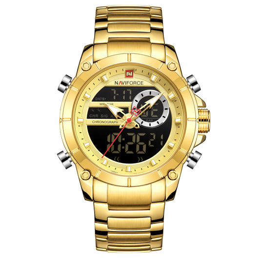NAVIFORCE Luxury Men's Golden Watch