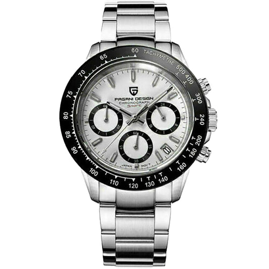 Pagani Design Formal Mens Watch With Elegant Black and White Dial